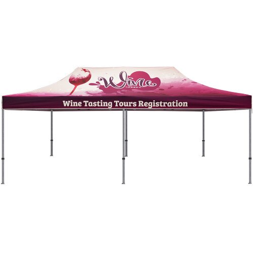 ONE CHOICE® 20 ft. Aluminum Canopy Tent — Graphic Package